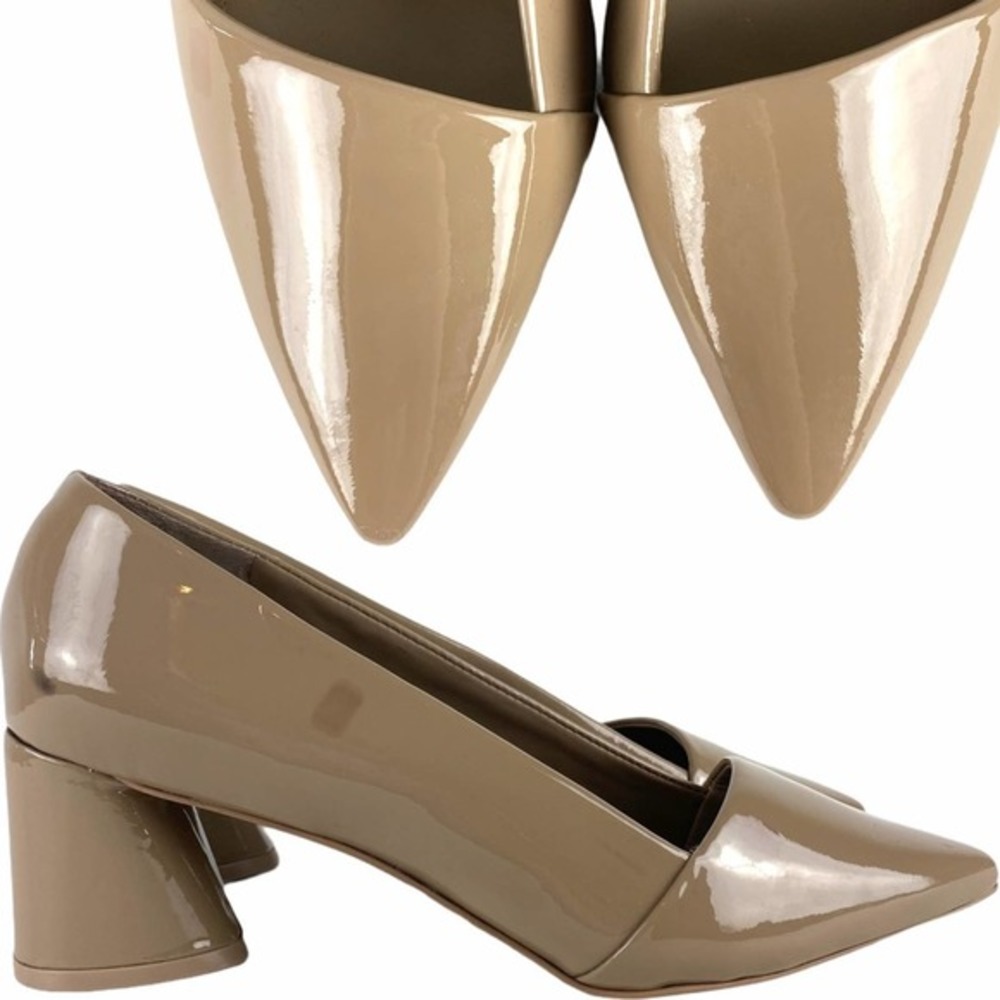 MERCEDES CASTILLO Tan Pointed Toe Cone 2.5” Heels